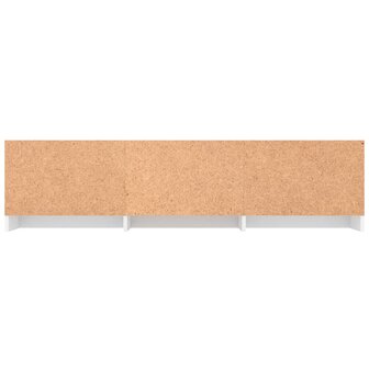 Tv-meubel 140x40x35,5 cm bewerkt hout hoogglans wit 6