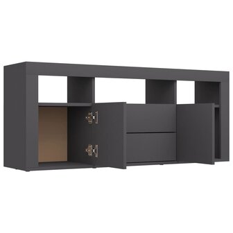 Tv-meubel 120x30x50 cm bewerkt hout grijs 5