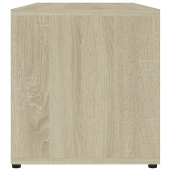 Tv-meubel 80x34x36 cm bewerkt hout sonoma eikenkleurig 8