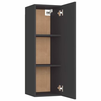 Tv-meubels 2 st 30,5x30x90 cm bewerkt hout grijs 6