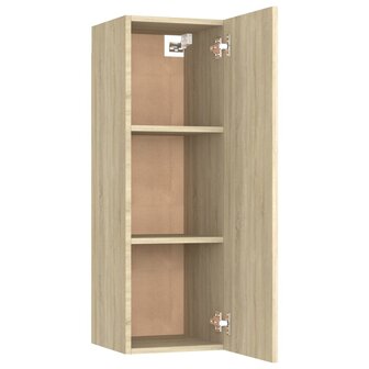 Tv-meubels 2 st 30,5x30x90 cm bewerkt hout sonoma eikenkleurig 6