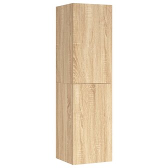 Tv-meubel 30,5x30x110 cm bewerkt hout sonoma eikenkleurig 2