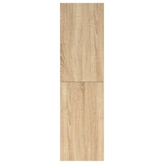 Tv-meubel 30,5x30x110 cm bewerkt hout sonoma eikenkleurig 3