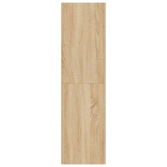 Tv-meubel 30,5x30x110 cm bewerkt hout sonoma eikenkleurig 4