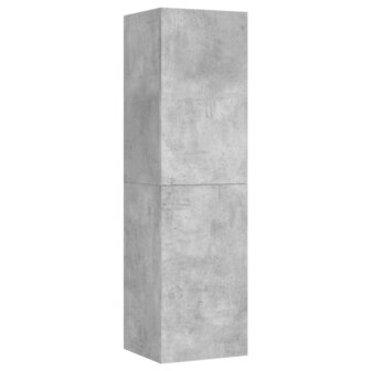 Tv-meubel 30,5x30x110 cm bewerkt hout betongrijs 2