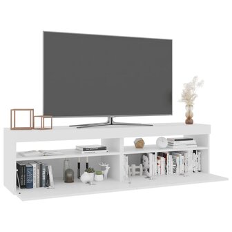 Tv-meubelen 2 st met LED-verlichting 75x35x40 cm wit 3