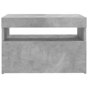 Tv-meubelen 2 st met LED-verlichting 60x35x40 cm betongrijs 11