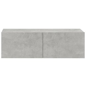 Tv-meubelen 2 st wandgemonteerd 100x30x30 cm hout betongrijs 6