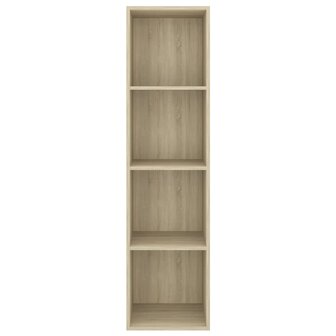 Tv-wandmeubel 37x37x142,5 cm bewerkt hout sonoma eikenkleurig 4