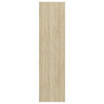 Tv-wandmeubel 37x37x142,5 cm bewerkt hout sonoma eikenkleurig 5