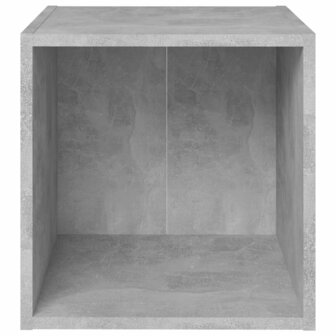 Tv-meubelen 2 st 37x35x37 cm bewerkt hout betongrijs 4