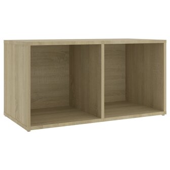 Tv-meubel 72x35x36,5 cm bewerkt hout sonoma eikenkleurig 2