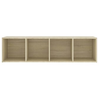 Tv-meubel 142,5x35x36,5 cm bewerkt hout sonoma eikenkleurig 5