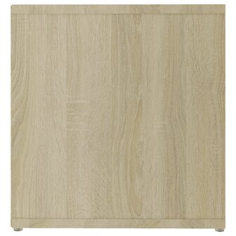 Tv-meubel 142,5x35x36,5 cm bewerkt hout sonoma eikenkleurig 8