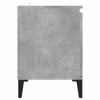 Tv-meubel met metalen poten 103,5x35x50 cm betongrijs 6