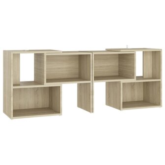 Tv-meubel 104x30x52 cm bewerkt hout sonoma eikenkleurig 2