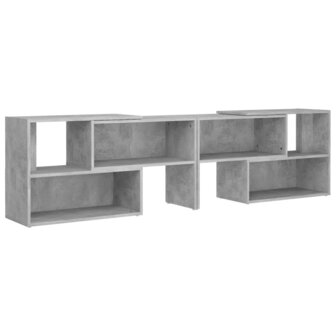 Tv-meubel 149x30x52 cm bewerkt hout betongrijs 2