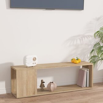 Tv-meubel 100x24x32 cm bewerkt hout sonoma eikenkleurig 1