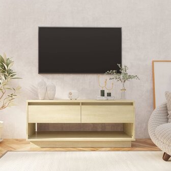 Tv-meubel 102x41x44 cm bewerkt hout sonoma eikenkleurig 1