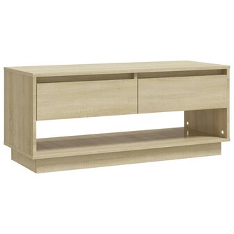 Tv-meubel 102x41x44 cm bewerkt hout sonoma eikenkleurig 2