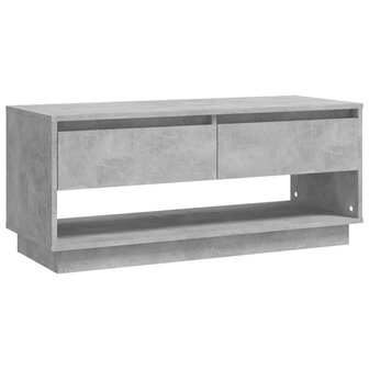 Tv-meubel 102x41x44 cm bewerkt hout betongrijs 2