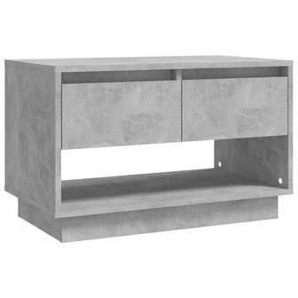 Tv-meubel 70x41x44 cm bewerkt hout betongrijs 2