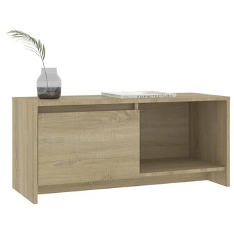 Tv-meubel 90x35x40 cm bewerkt hout sonoma eikenkleurig 4