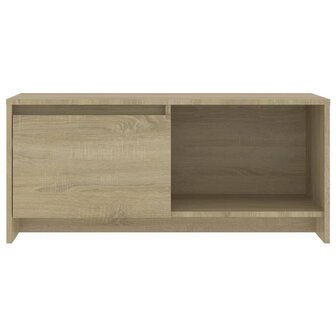 Tv-meubel 90x35x40 cm bewerkt hout sonoma eikenkleurig 5