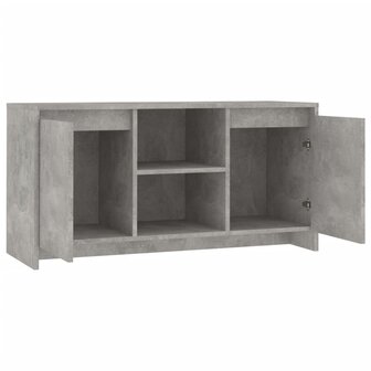 Tv-meubel 102x37,5x52,5 cm bewerkt hout betongrijs 5