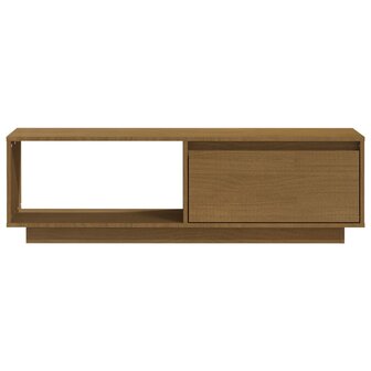 Tv-meubel 110x30x33,5 cm massief grenenhout honingbruin 4