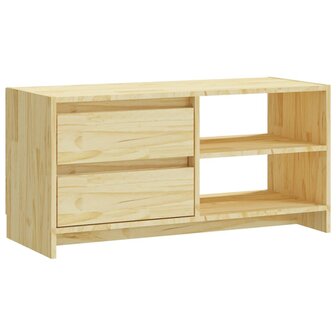 Tv-meubel 80x31x39 cm massief grenenhout 2