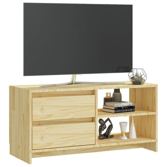 Tv-meubel 80x31x39 cm massief grenenhout 4