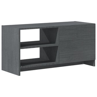 Tv-meubel 80x31x39 cm massief grenenhout grijs 7