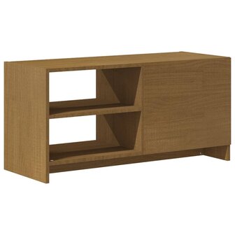 Tv-meubel 80x31x39 cm massief grenenhout honingbruin 7