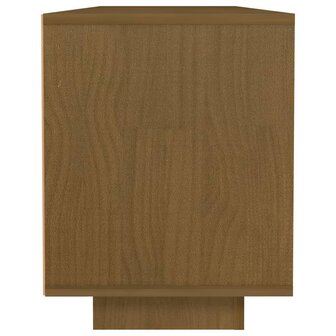 Tv-meubel 110x30x40 cm massief grenenhout honingbruin 6