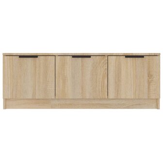 Tv-meubel 102x35x36,5 cm bewerkt hout sonoma eikenkleurig 7