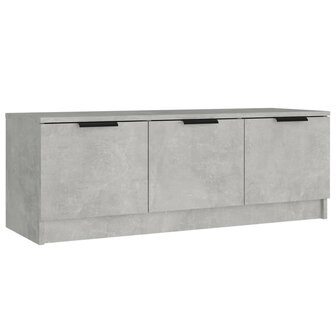 Tv-meubel 102x35x36,5 cm bewerkt hout betongrijs 2