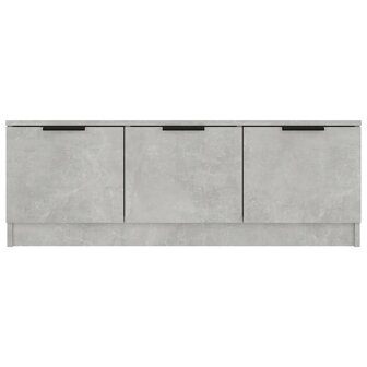 Tv-meubel 102x35x36,5 cm bewerkt hout betongrijs 6