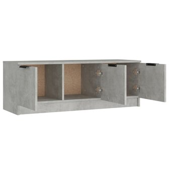 Tv-meubel 102x35x36,5 cm bewerkt hout betongrijs 7