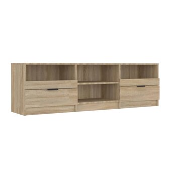 Tv-meubel 150x33,5x45 cm bewerkt hout sonoma eikenkleurig 2