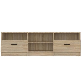 Tv-meubel 150x33,5x45 cm bewerkt hout sonoma eikenkleurig 4