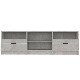 Tv-meubel 150x33,5x45 cm bewerkt hout betongrijs 4