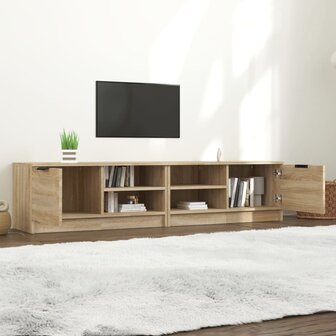 Tv-meubelen 2 st 80x35x36,5 cm bewerkt hout sonoma eikenkleurig 3