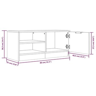 Tv-meubelen 2 st 80x35x36,5 cm bewerkt hout sonoma eikenkleurig 10