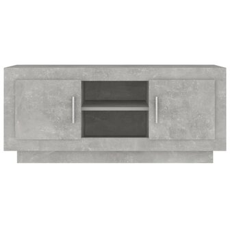 Tv-meubel 102x35x45 cm bewerkt hout betongrijs 5