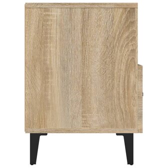 Tv-meubel 80x36x50 cm bewerkt hout sonoma eiken 8