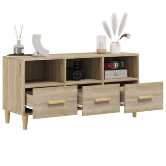 Tv-meubel 102x36x50 cm bewerkt hout sonoma eikenkleurig 5