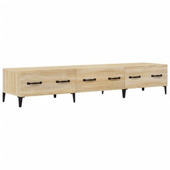 Tv-meubel 150x34,5x30 cm bewerkt hout sonoma eikenkleurig 2