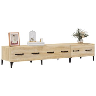 Tv-meubel 150x34,5x30 cm bewerkt hout sonoma eikenkleurig 4