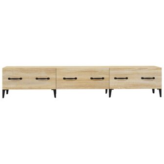 Tv-meubel 150x34,5x30 cm bewerkt hout sonoma eikenkleurig 6